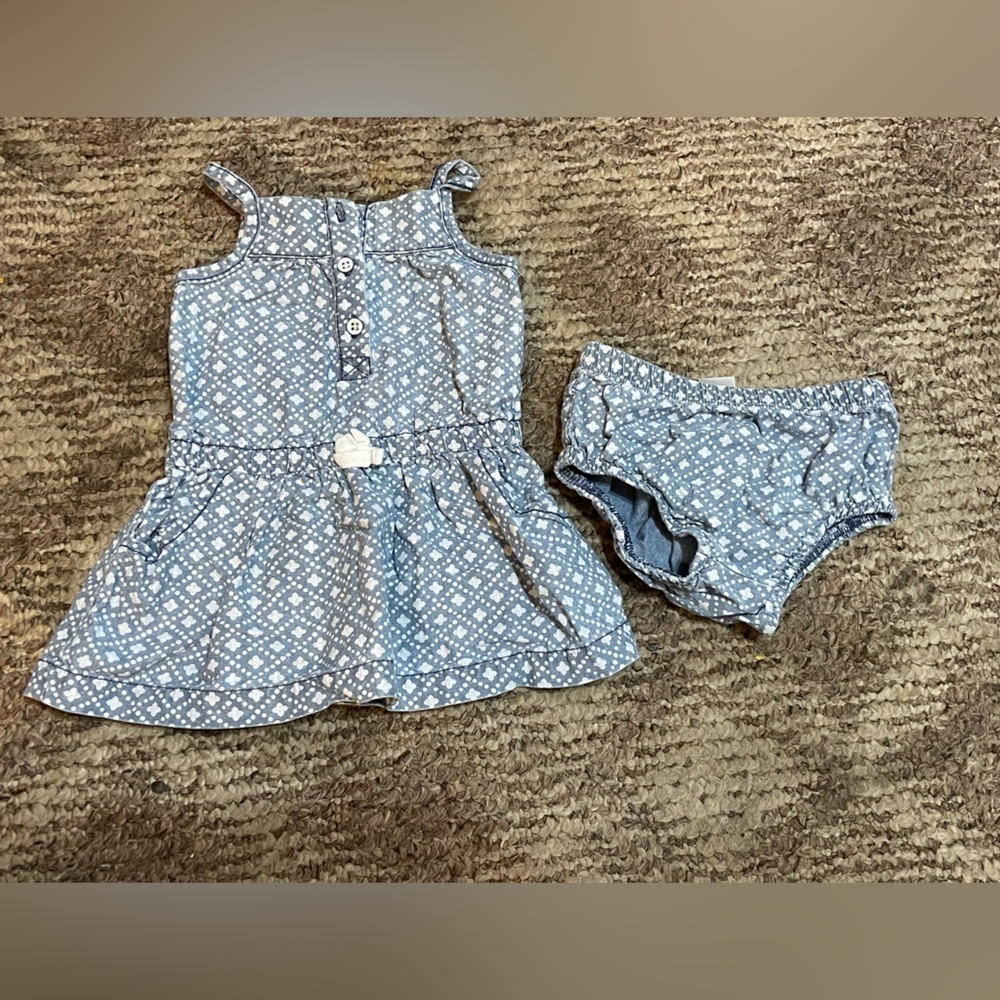 🌼4/$25🌼 Carter’s 6 Month Denim Matching Set